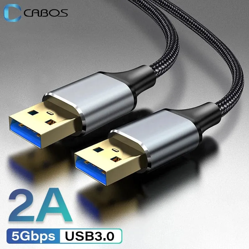 USB 3.0-Verlängerungskabel Typ A Stecker auf Stecker, 5 Gbit/s, USB auf USB 2.0 Extender für Kühler, Festplatte, TV-Box, USB 3.0-Kabelverlängerung