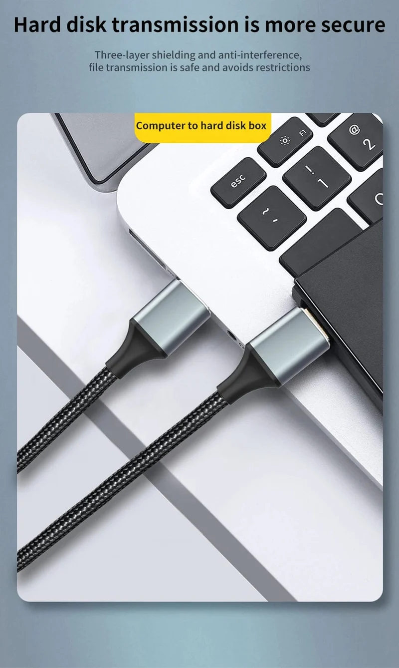 USB 3.0-Verlängerungskabel Typ A Stecker auf Stecker, 5 Gbit/s, USB auf USB 2.0 Extender für Kühler, Festplatte, TV-Box, USB 3.0-Kabelverlängerung