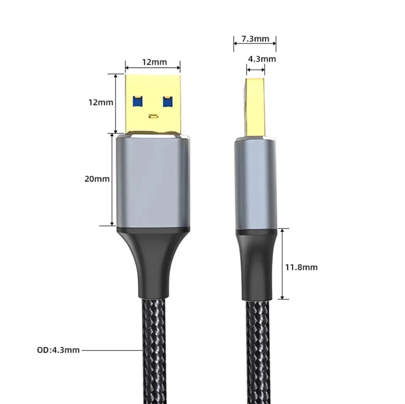 USB 3.0-Verlängerungskabel Typ A Stecker auf Stecker, 5 Gbit/s, USB auf USB 2.0 Extender für Kühler, Festplatte, TV-Box, USB 3.0-Kabelverlängerung