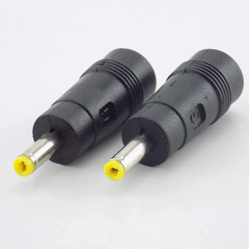 1/5 stücke AC DC Power Stecker Stecker Buchse auf Stecker Adapter Stecker Laptop Audio Kabel Konverter 5.5mm x 2.1mm auf 4.0mm x 1.7mm