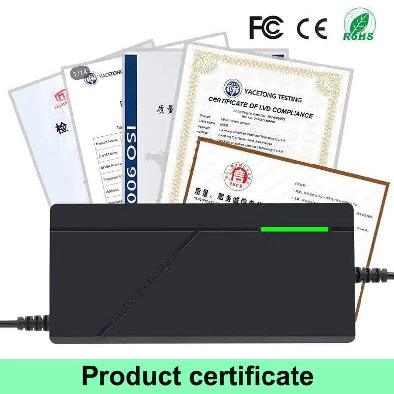 36V 48V 60V 72V Ladegerät 2A 5A Lithium-Batterie Pack 42 54.6 67.2 84V 10 13 16 20S Smart Intelligente Schnelle Lade Ladegerät EU Stecker