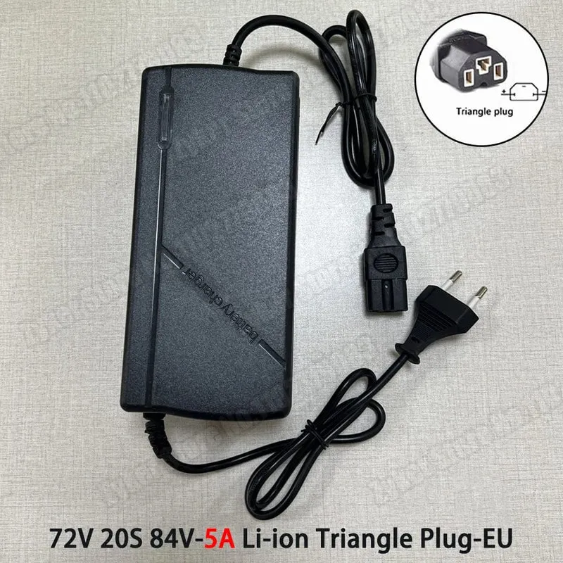 36V 48V 60V 72V Ladegerät 2A 5A Lithium-Batterie Pack 42 54.6 67.2 84V 10 13 16 20S Smart Intelligente Schnelle Lade Ladegerät EU Stecker