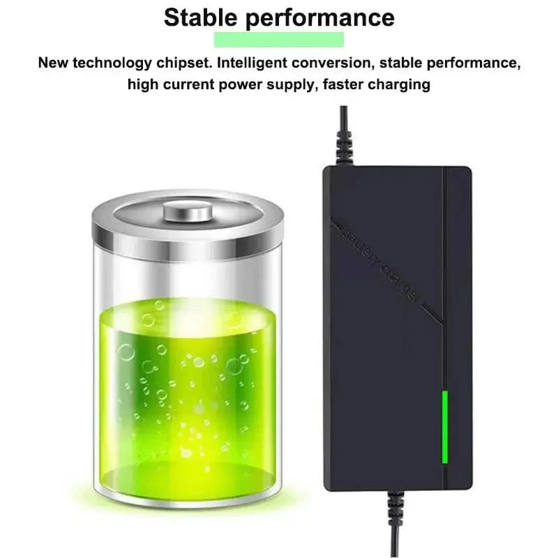 36V 48V 60V 72V Ladegerät 2A 5A Lithium-Batterie Pack 42 54.6 67.2 84V 10 13 16 20S Smart Intelligente Schnelle Lade Ladegerät EU Stecker