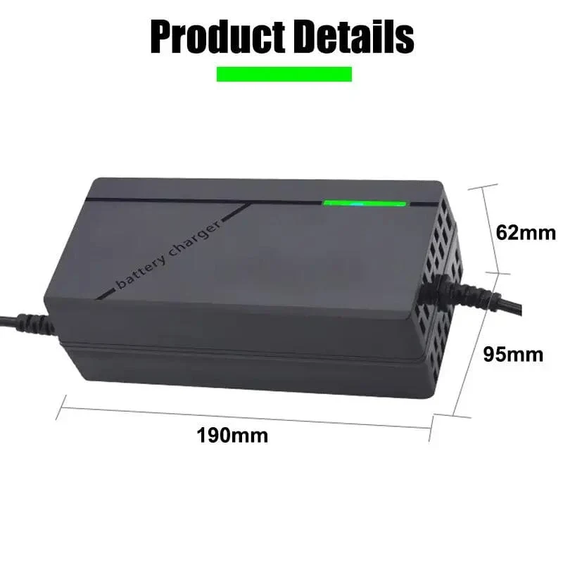 36V 48V 60V 72V Ladegerät 2A 5A Lithium-Batterie Pack 42 54.6 67.2 84V 10 13 16 20S Smart Intelligente Schnelle Lade Ladegerät EU Stecker