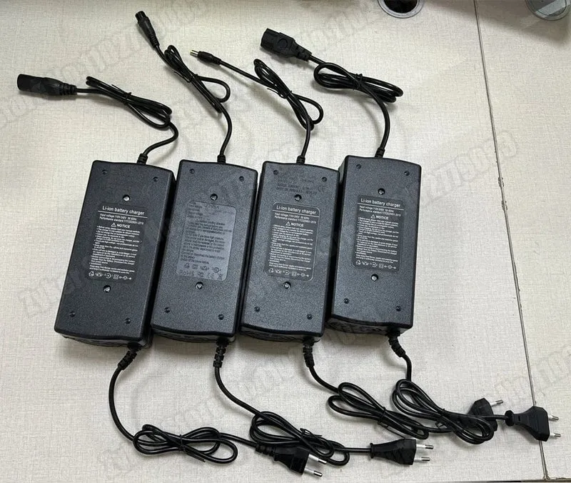 36V 48V 60V 72V Ladegerät 2A 5A Lithium-Batterie Pack 42 54.6 67.2 84V 10 13 16 20S Smart Intelligente Schnelle Lade Ladegerät EU Stecker