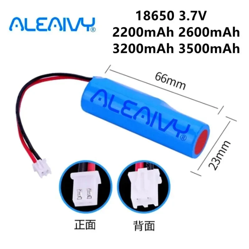 3.7 V wiederaufladbarer Lithium-Akku 18650 2200 mAh 3000 mAh Angeln LED-Licht Bluetooth-Lautsprecher 4.2 V Notfall-DIY-Batterien