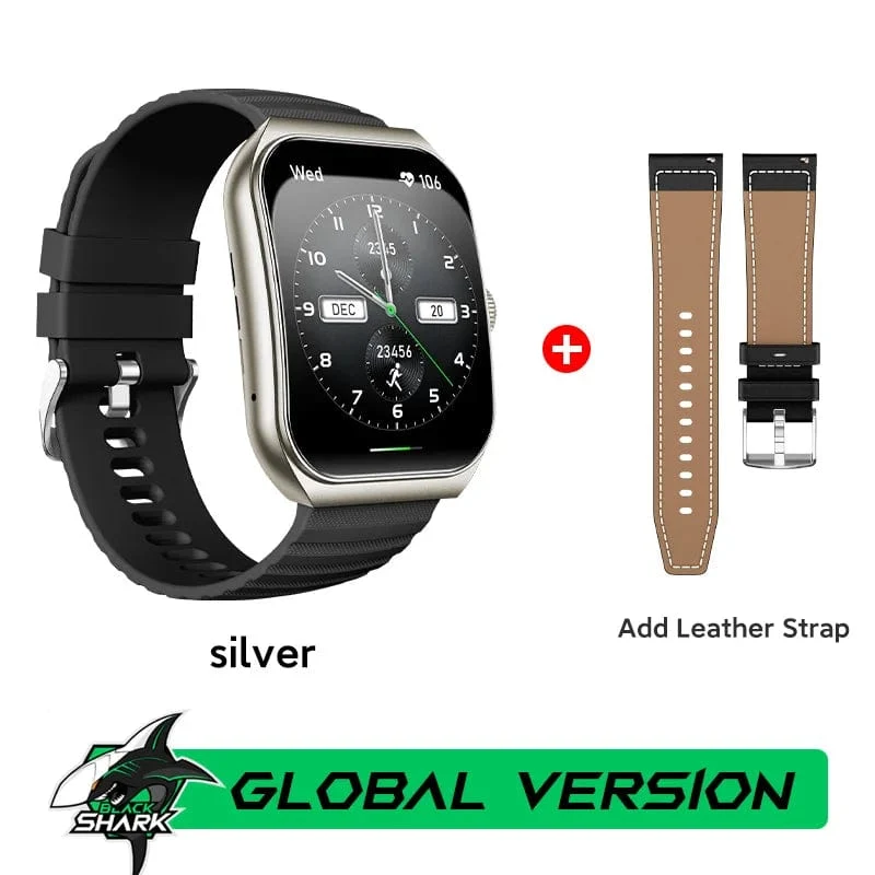 [Weltpremiere] Globale Version BLACKSHARK GT3 Smart Watch 1.96'' Curved Amoled Display Unterstützt Bluetooth-Anrufe Über 100 Sportmodi