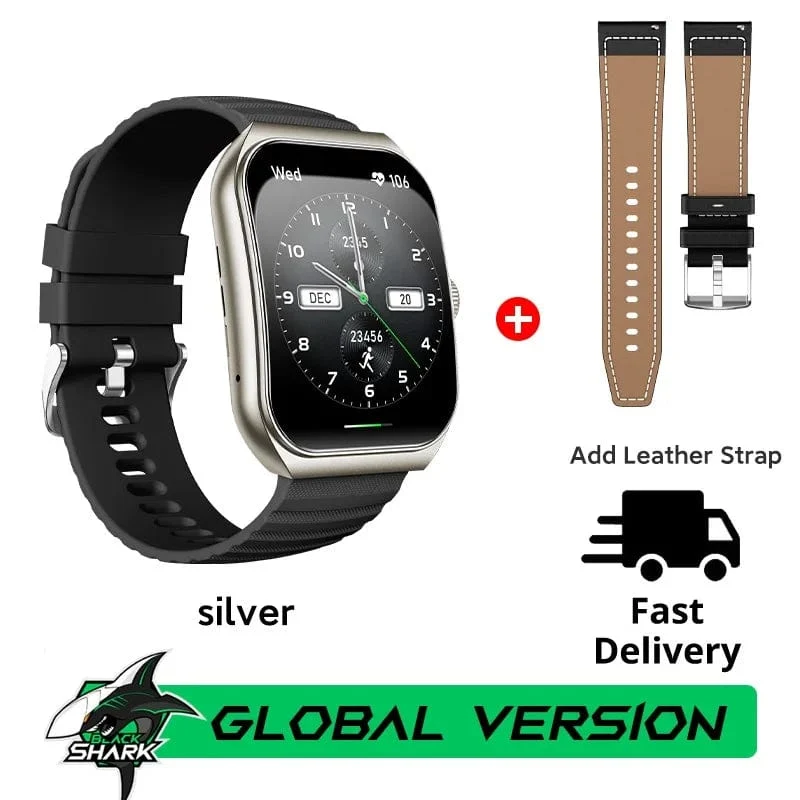 [Weltpremiere] Globale Version BLACKSHARK GT3 Smart Watch 1.96'' Curved Amoled Display Unterstützt Bluetooth-Anrufe Über 100 Sportmodi