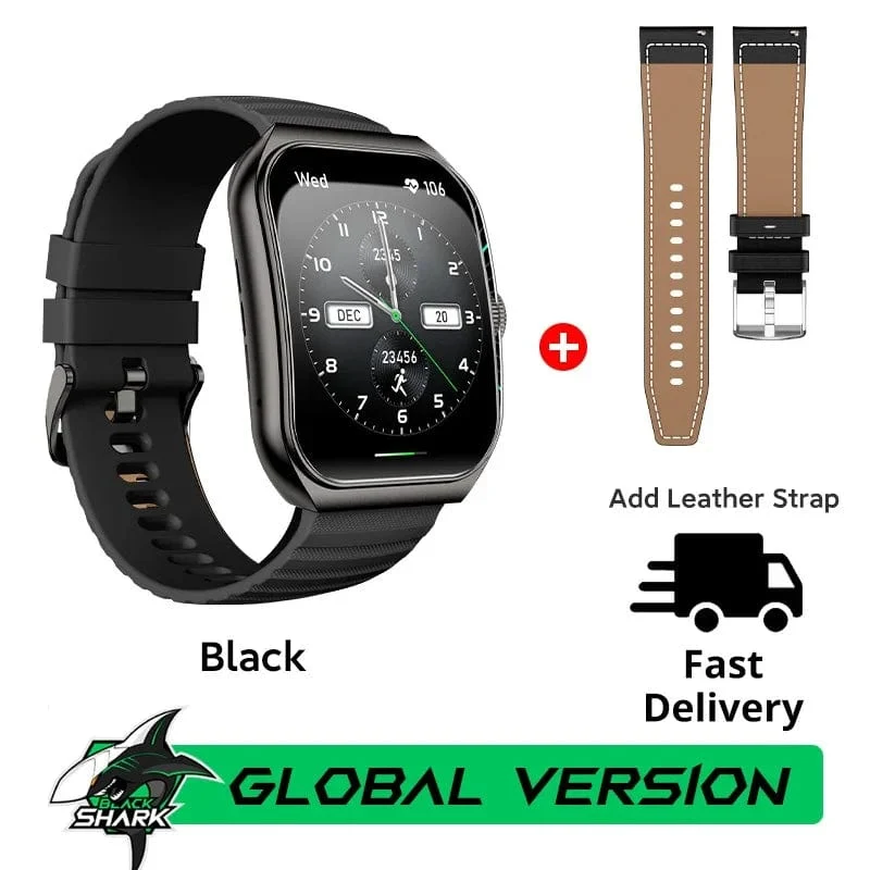 [Weltpremiere] Globale Version BLACKSHARK GT3 Smart Watch 1.96'' Curved Amoled Display Unterstützt Bluetooth-Anrufe Über 100 Sportmodi