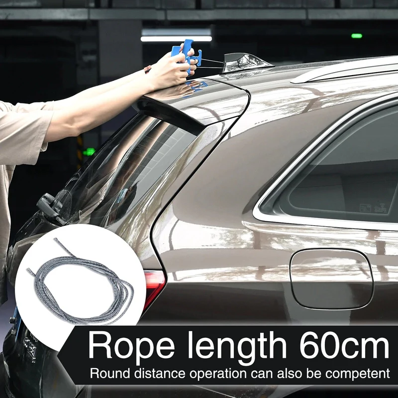 FOSHIO Auto-Emblem-Logo-Entferner-Werkzeug Fahrzeugkarosserie-Etikett-Aufkleber-Kleber-Peeling-Reinigung Automotive Spoiler Stripping Knifeless Wire