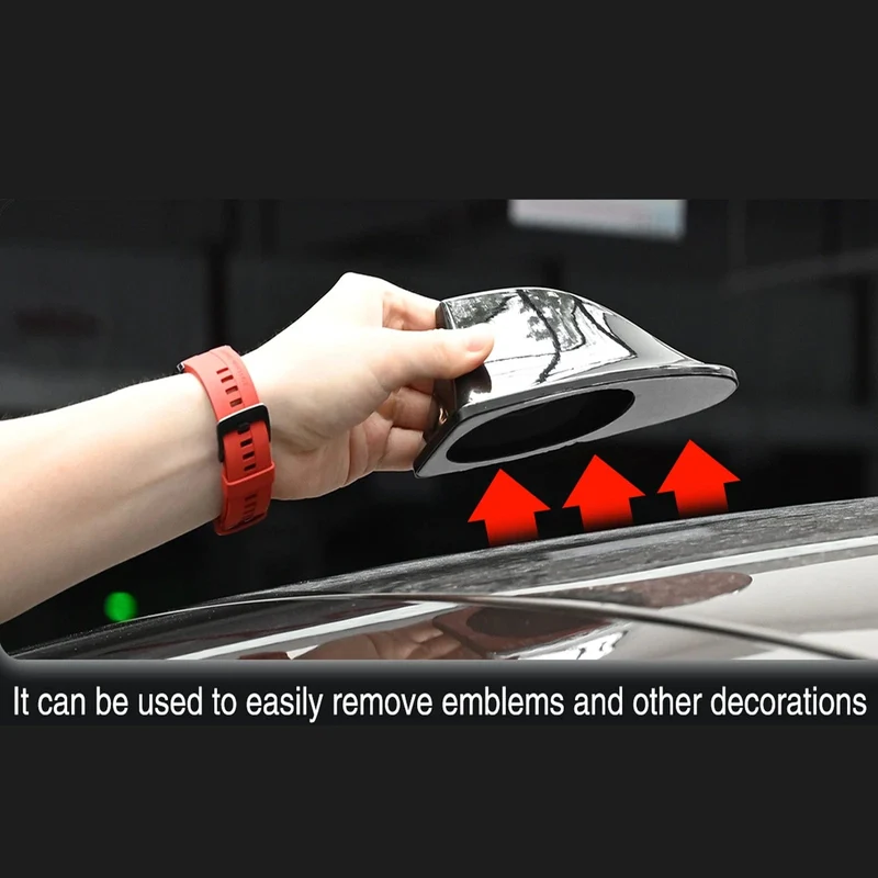 FOSHIO Auto-Emblem-Logo-Entferner-Werkzeug Fahrzeugkarosserie-Etikett-Aufkleber-Kleber-Peeling-Reinigung Automotive Spoiler Stripping Knifeless Wire