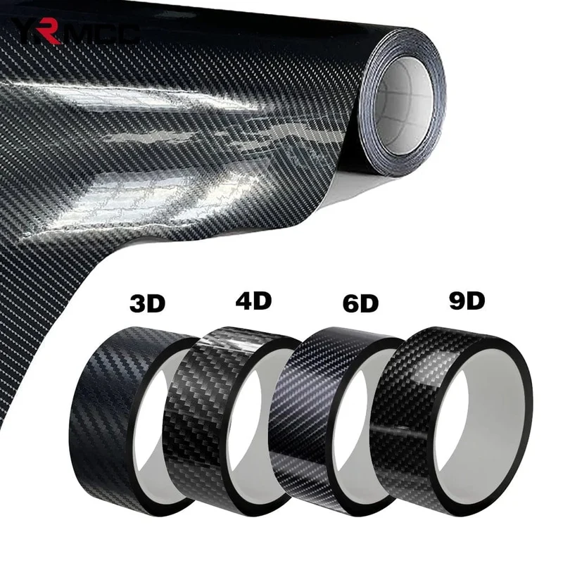 3D 4D 5D 6D 9D Carbonfaser-Vinyl-Autofolie, selbstklebender Schutzaufkleber für Autohaube, Motorradkarosserie, DIY-Aufkleber, Zubehör