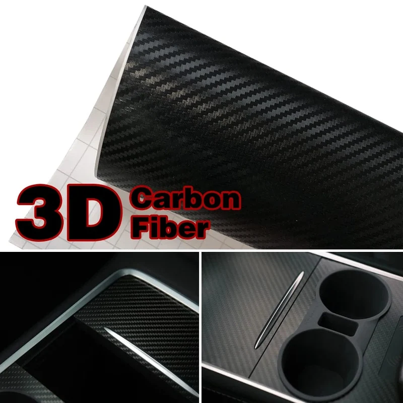 3D 4D 5D 6D 9D Carbonfaser-Vinyl-Autofolie, selbstklebender Schutzaufkleber für Autohaube, Motorradkarosserie, DIY-Aufkleber, Zubehör