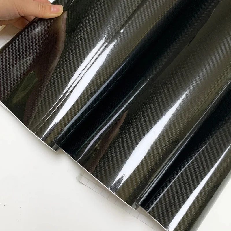 3D 4D 5D 6D 9D Carbonfaser-Vinyl-Autofolie, selbstklebender Schutzaufkleber für Autohaube, Motorradkarosserie, DIY-Aufkleber, Zubehör