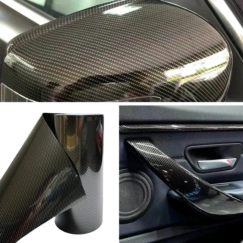 3D 4D 5D 6D 9D Carbonfaser-Vinyl-Autofolie, selbstklebender Schutzaufkleber für Autohaube, Motorradkarosserie, DIY-Aufkleber, Zubehör