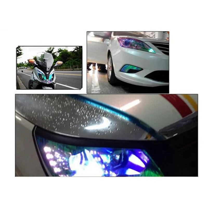 2024 neue glänzende Auto Licht Scheinwerfer Rücklicht Tönung Vinyl Film Aufkleber Blatt Nebel Licht Hinten Lampe Matt Rauch Film 30x60cm