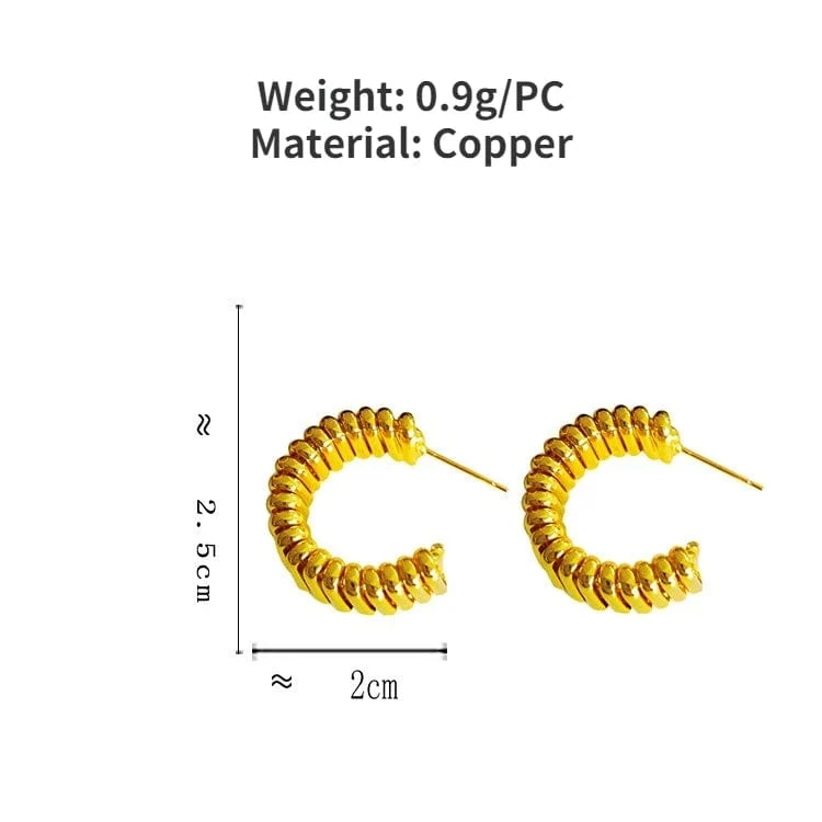 925 silber Nadel Moderne Schmuck Metall Hoop Ohrringe 2022 Neue Trend Heißer Verkauf Gold Farbe Mode Tropfen Ohrringe Für Frauen