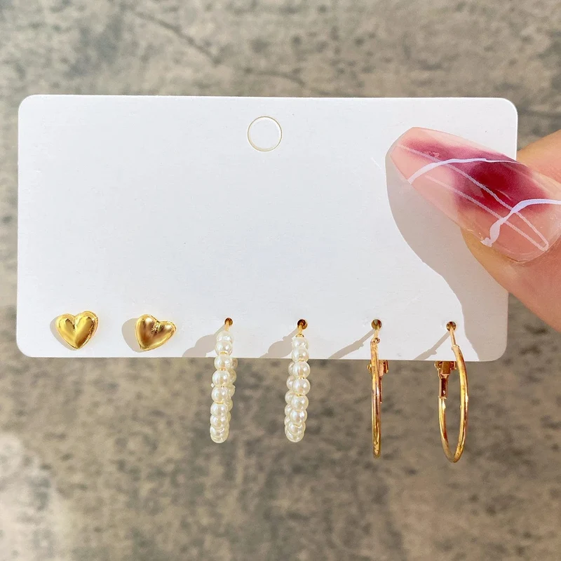 24-paar Vintage-Inspiriert Kleine Creolen Set für Frauen Elegante Geometrische Eisen Ohr Ornamente für Täglichen Tragen Geschenke 2024 Schmuck