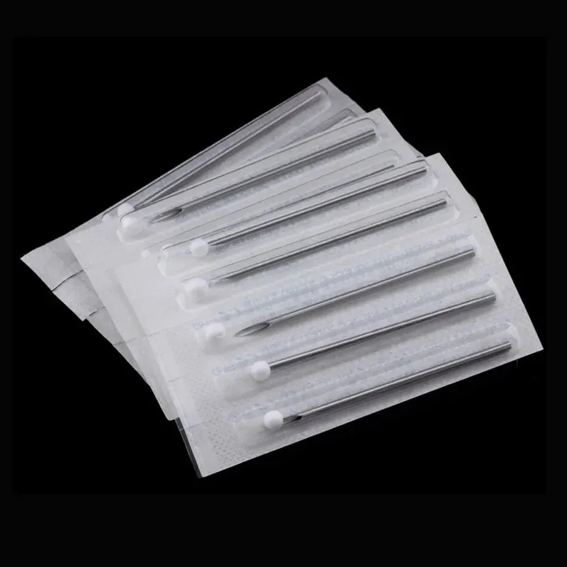 1 Set Einweg-Profi-Piercing-Tool-Kit Piercing-Nadel-Klemmwerkzeuge Ohr Tragus Nase Augenbraue Bauchnabelpiercings 316