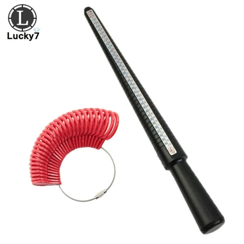Schmuckwerkzeuge Ringgrößendorn Stick Fingermessgerät Ringgrößenmessgerät Schmuckwerkzeugset Ringgröße messen