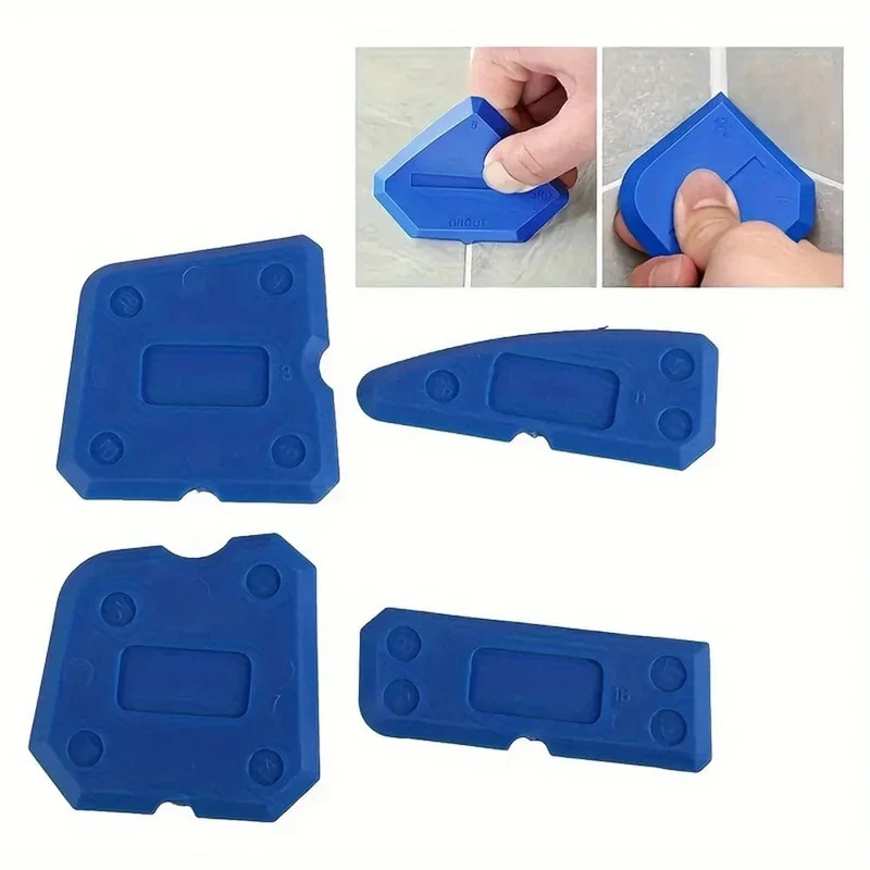4 stücke Silikon Glas Zement Schaber Dichtungsmittel Mörtel Entferner Werkzeug Home Finishing Abdichten Werkzeuge Hause Reinigung Hand Spachtel Werkzeug