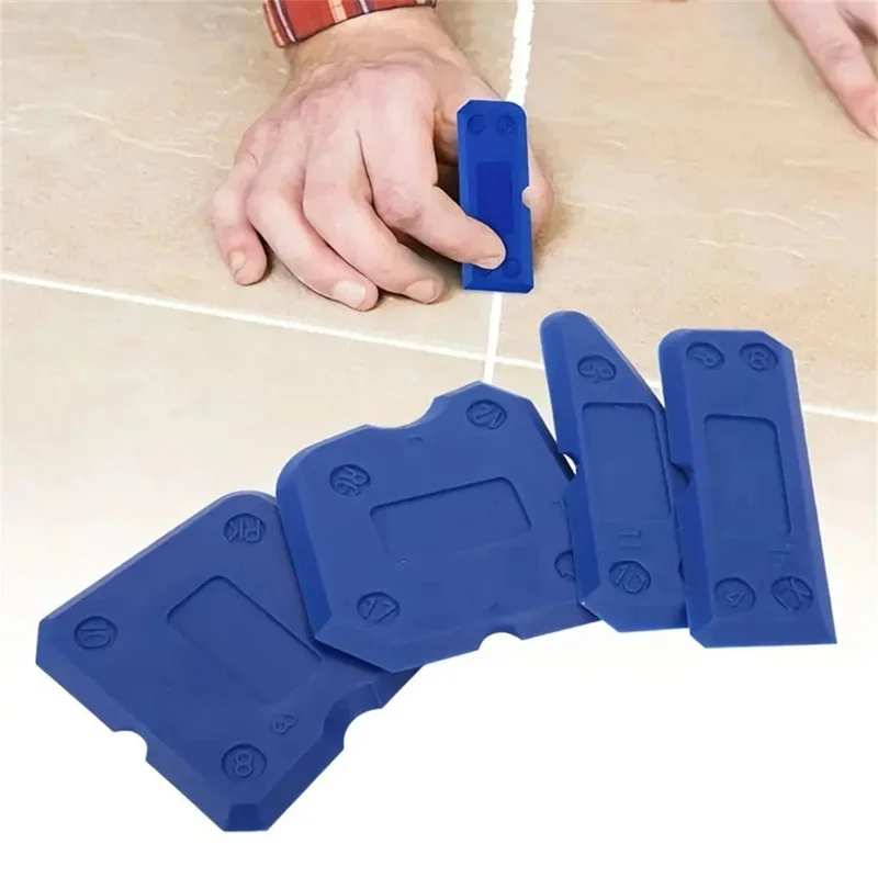 4 stücke Silikon Glas Zement Schaber Dichtungsmittel Mörtel Entferner Werkzeug Home Finishing Abdichten Werkzeuge Hause Reinigung Hand Spachtel Werkzeug