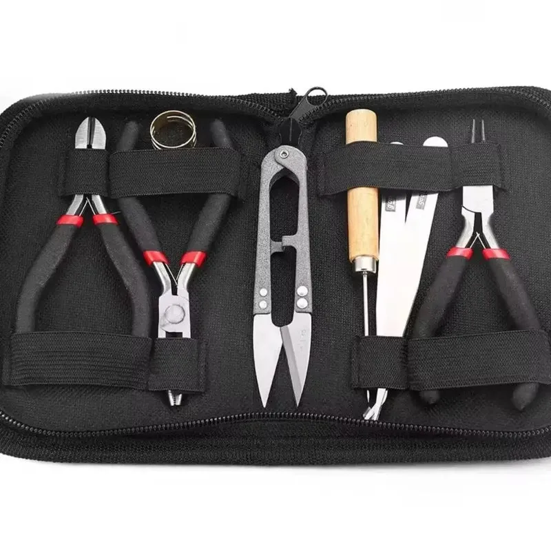 1 Satz Werkzeuge zur Herstellung von Schmuckwerkzeug-Sets Organizer Zange Pinzette Passend für Armband Halskette Herstellung von Schmuck Jaking Kits