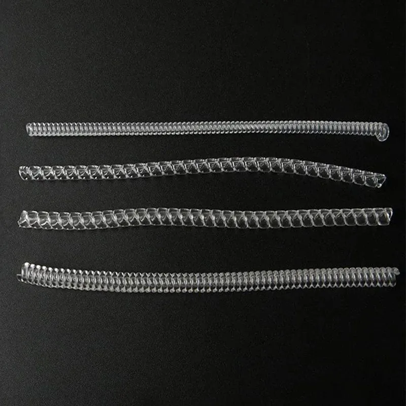 4-teiliges Set mit Ringgrößenreduzierer-Werkzeugen, Spiralfeder-basierte Ringe, unsichtbarer, transparenter Spanner, Größenänderungswerkzeug, Schmuckschutz
