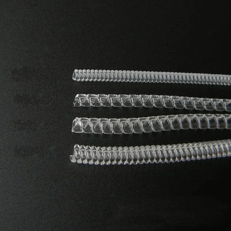 4-teiliges Set mit Ringgrößenreduzierer-Werkzeugen, Spiralfeder-basierte Ringe, unsichtbarer, transparenter Spanner, Größenänderungswerkzeug, Schmuckschutz