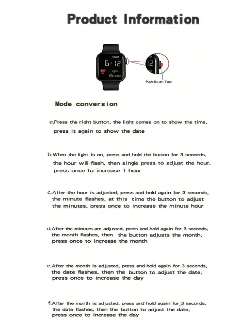 5 stücke Rechteckige klassische mode Mädchen frauen digitale uhr mit Liebe schmuck set analog uhr geschenk