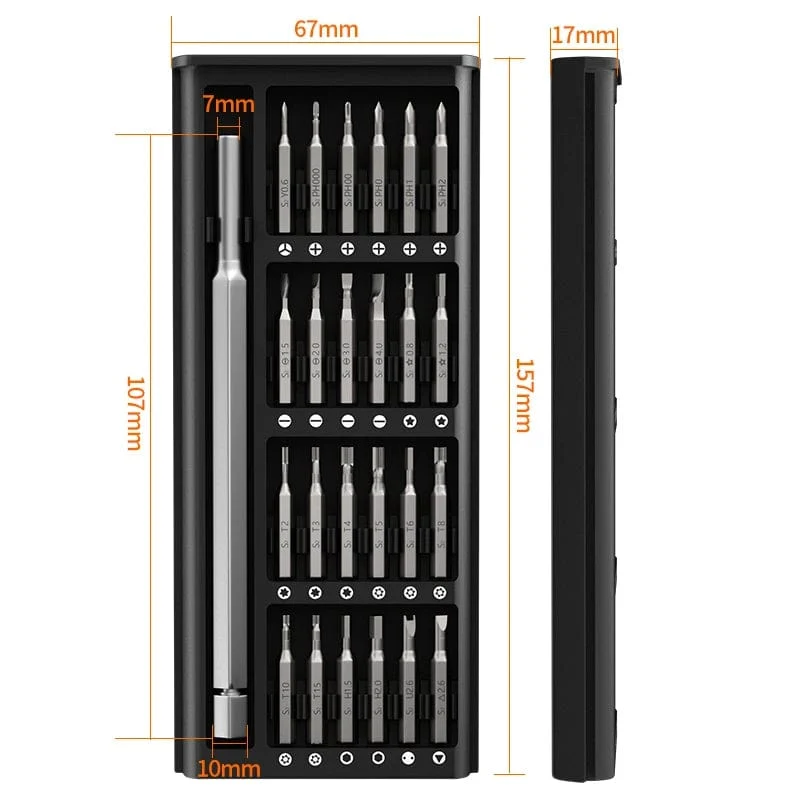 25-in-1-Schraubendreher-Set mit präzisem magnetischem Multifunktions-Haushaltswerkzeug für die Demontage und Reparatur von Smart Home-PC-Telefonen