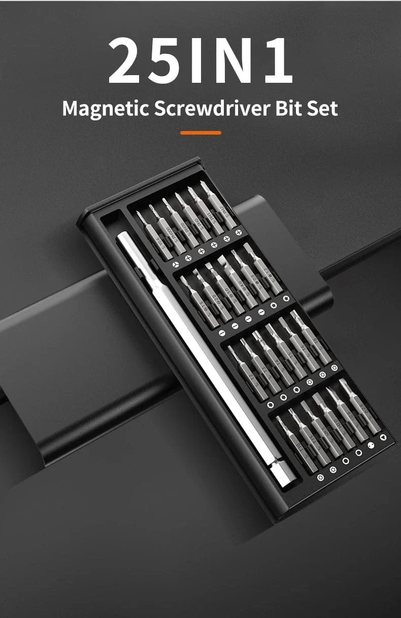 25-in-1-Schraubendreher-Set mit präzisem magnetischem Multifunktions-Haushaltswerkzeug für die Demontage und Reparatur von Smart Home-PC-Telefonen