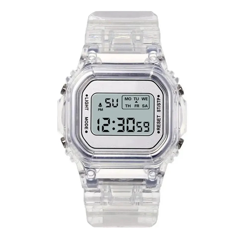 Luxus frauen Rose Gold Silikon Uhren Frauen Mode LED Digital Uhr Casual Damen Elektronische Uhr Reloj Mujer 2022