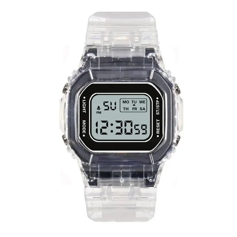 Luxus frauen Rose Gold Silikon Uhren Frauen Mode LED Digital Uhr Casual Damen Elektronische Uhr Reloj Mujer 2022