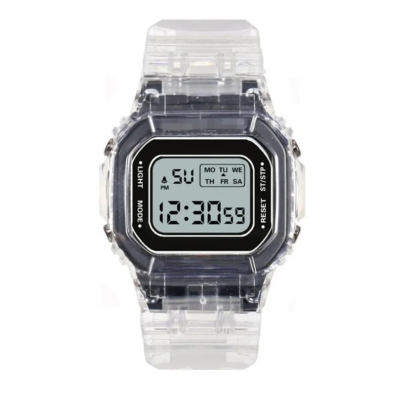 Luxus frauen Rose Gold Silikon Uhren Frauen Mode LED Digital Uhr Casual Damen Elektronische Uhr Reloj Mujer 2022