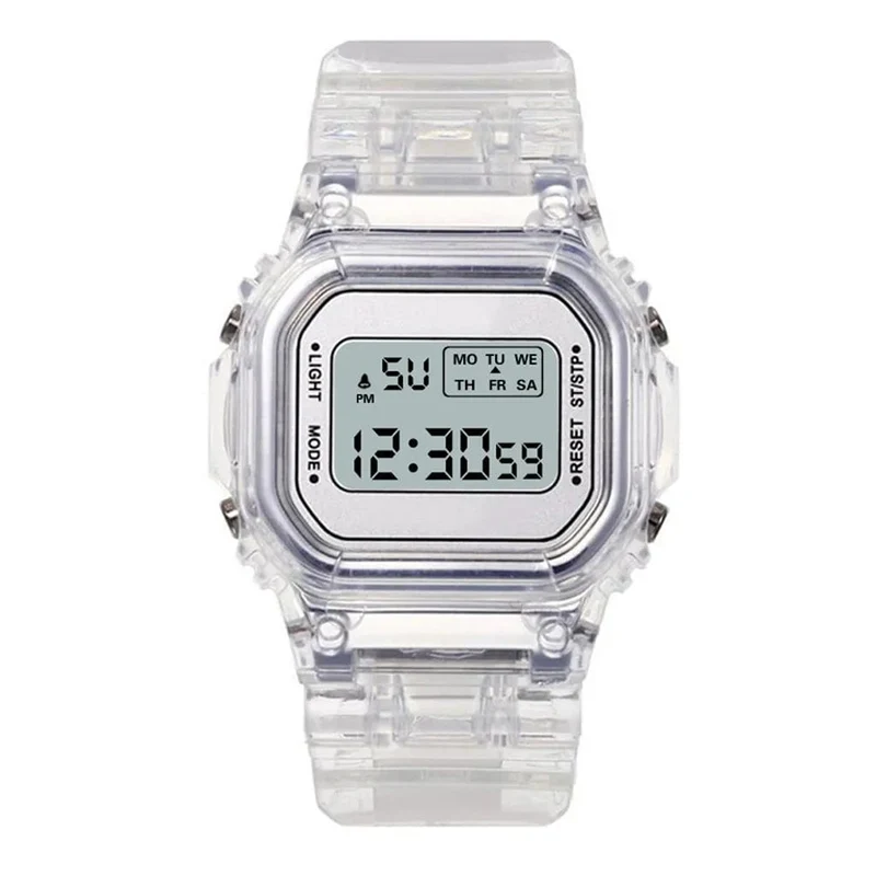 Luxus frauen Rose Gold Silikon Uhren Frauen Mode LED Digital Uhr Casual Damen Elektronische Uhr Reloj Mujer 2022