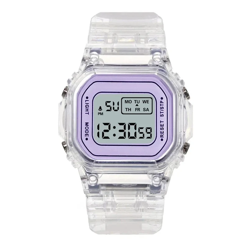Luxus frauen Rose Gold Silikon Uhren Frauen Mode LED Digital Uhr Casual Damen Elektronische Uhr Reloj Mujer 2022