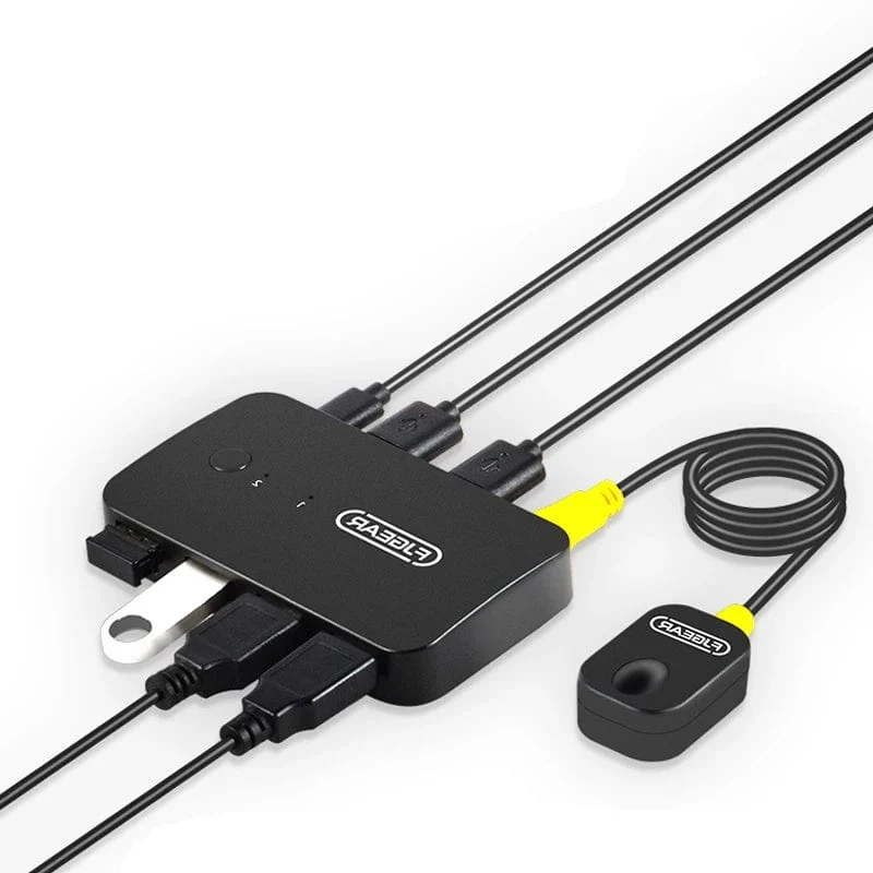 KVM-Switch USB-Switch Shared Controller Hub Adapter USB2.0 4 Eingänge 4 Ausgänge Für Laptop Computer Drucker Tastatur Maus Monitor