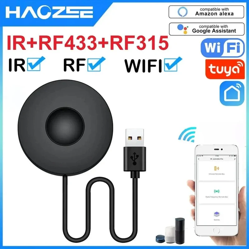 Tuya Smart Wifi RF IR Fernbedienung Smart Home für Klimaanlage ALLE TV LG TV Unterstützt Alexa Google Home