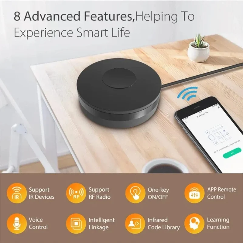 Tuya Smart Wifi RF IR Fernbedienung Smart Home für Klimaanlage ALLE TV LG TV Unterstützt Alexa Google Home