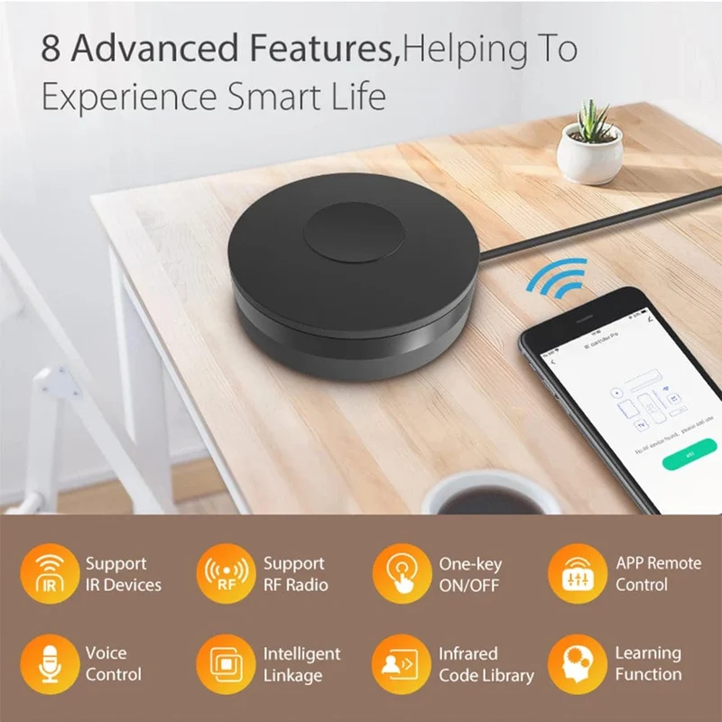 Tuya Smart Wifi RF IR Fernbedienung Smart Home für Klimaanlage ALLE TV LG TV Unterstützt Alexa Google Home