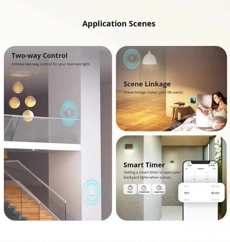 1/10 SONOFF ZBMINI-L2 Kein Neutralleiter erforderlich Extremer Zigbee Smart Switch über Alexa Home Assistant Zigbee2MQTT Smartthings HUB