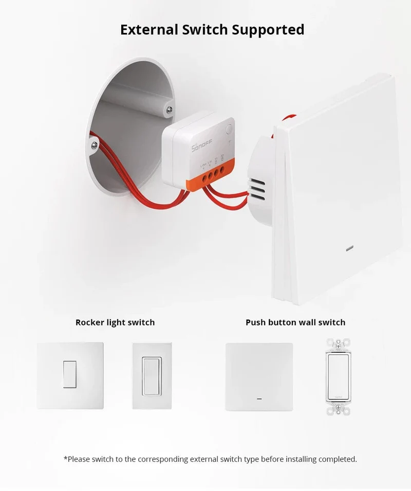 1/10 SONOFF ZBMINI-L2 Kein Neutralleiter erforderlich Extremer Zigbee Smart Switch über Alexa Home Assistant Zigbee2MQTT Smartthings HUB