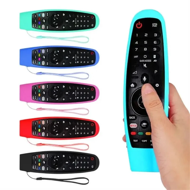 Schutzhülle aus Silikon für LG TV AN-MR600 650 diy AN-MR18BA MR19BA Fernbedienungsabdeckung Stoßfeste, waschbare Fernbedienung MR-18-Abdeckung