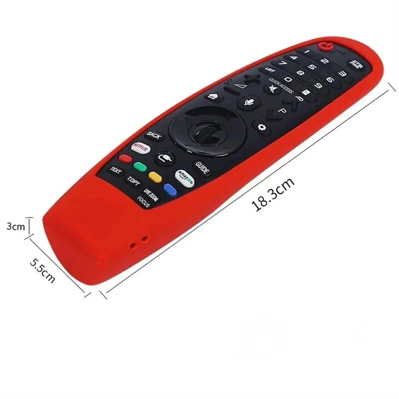 Schutzhülle aus Silikon für LG TV AN-MR600 650 diy AN-MR18BA MR19BA Fernbedienungsabdeckung Stoßfeste, waschbare Fernbedienung MR-18-Abdeckung