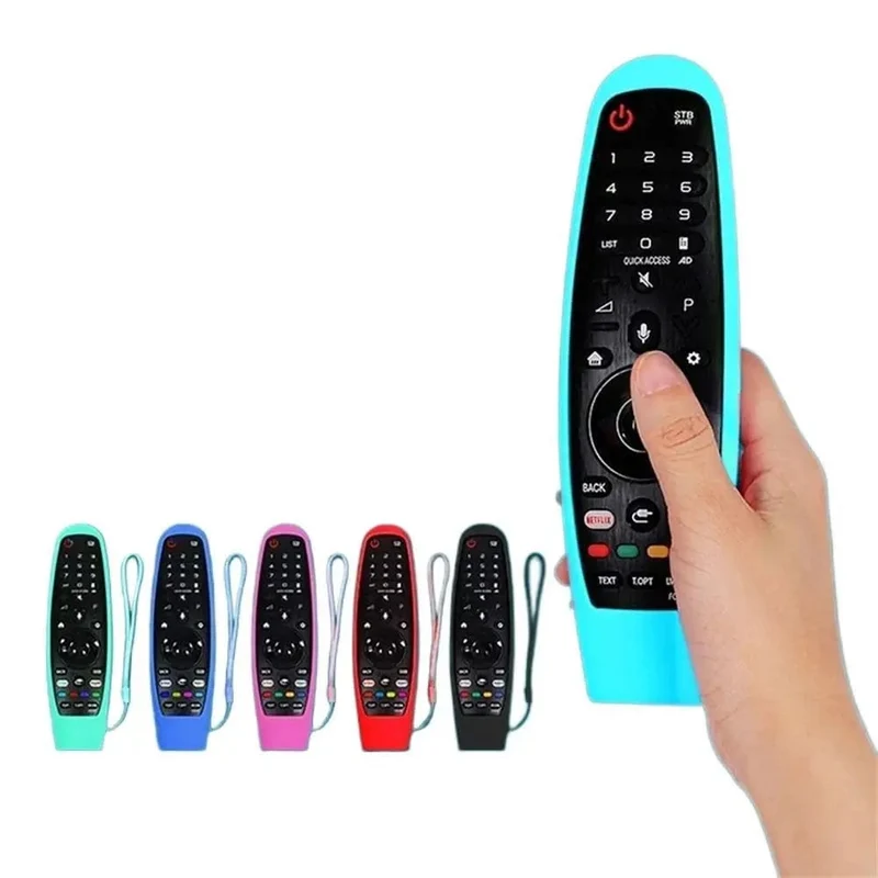 Schutzhülle aus Silikon für LG TV AN-MR600 650 diy AN-MR18BA MR19BA Fernbedienungsabdeckung Stoßfeste, waschbare Fernbedienung MR-18-Abdeckung