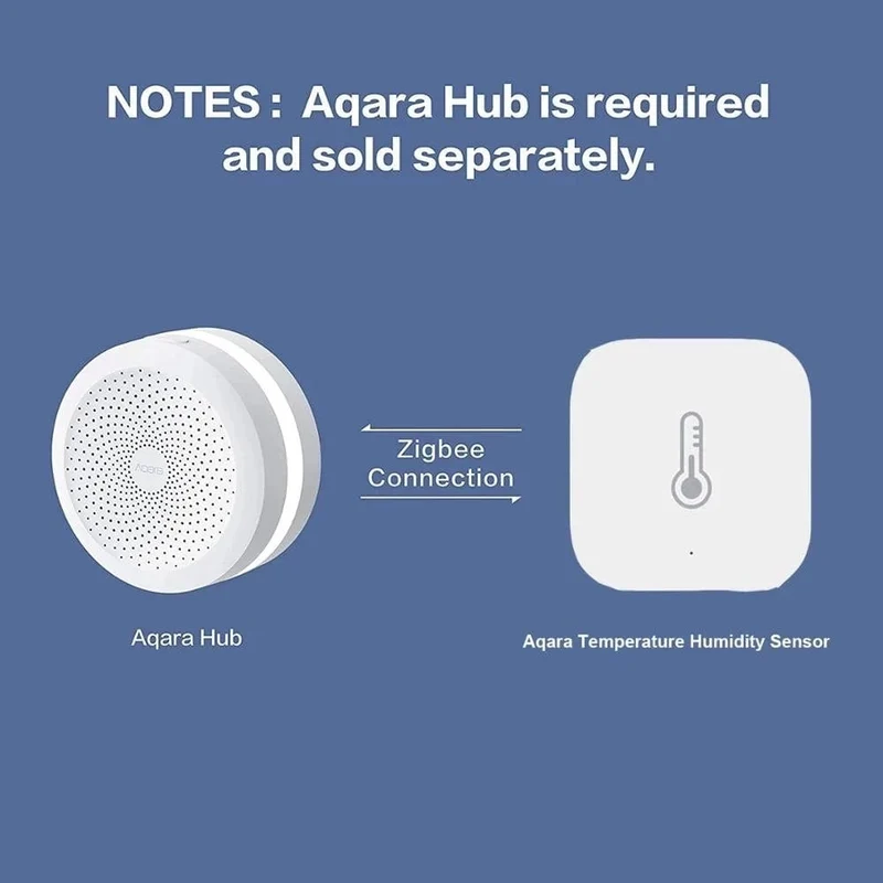 Aqara Temperatursensor Smart Luftdruck Feuchtigkeit Umgebungssensoren Zigbee Smart Fernbedienung für Mi Home Aqara Home APP