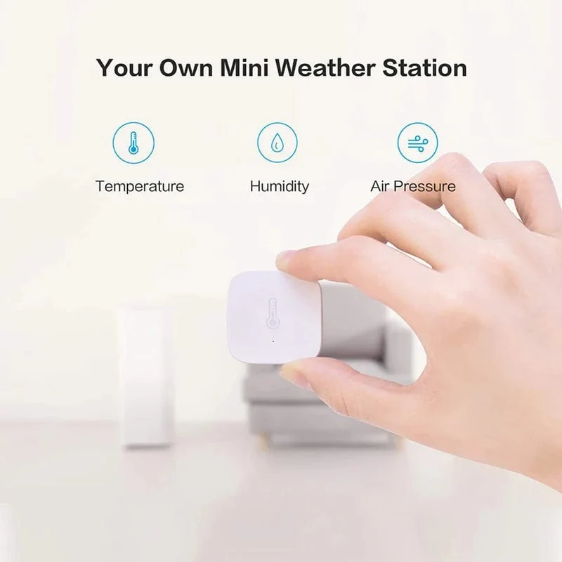 Aqara Temperatursensor Smart Luftdruck Feuchtigkeit Umgebungssensoren Zigbee Smart Fernbedienung für Mi Home Aqara Home APP