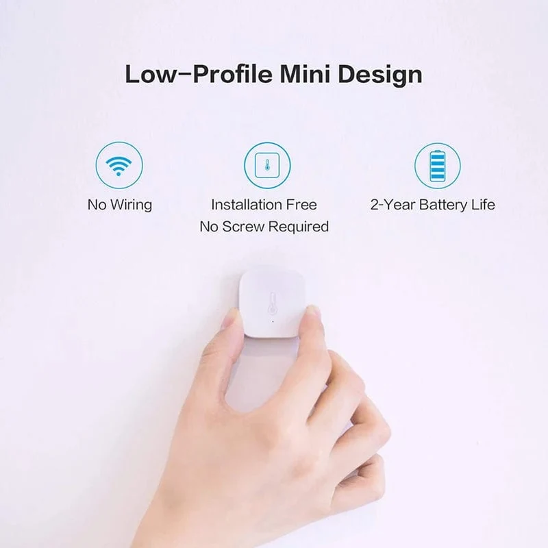 Aqara Temperatursensor Smart Luftdruck Feuchtigkeit Umgebungssensoren Zigbee Smart Fernbedienung für Mi Home Aqara Home APP