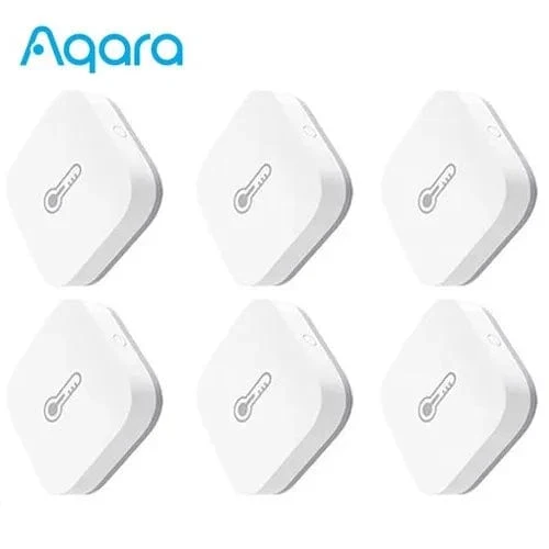 Aqara Temperatursensor Smart Luftdruck Feuchtigkeit Umgebungssensoren Zigbee Smart Fernbedienung für Mi Home Aqara Home APP